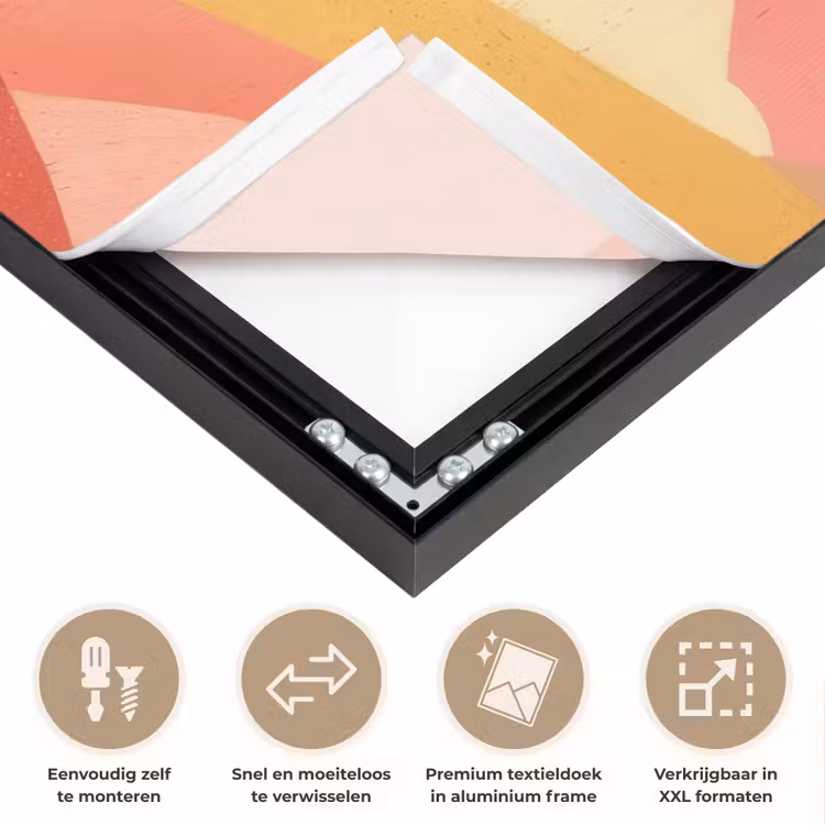Art Frame - Kameel - Pyramides - Rode zon — 4