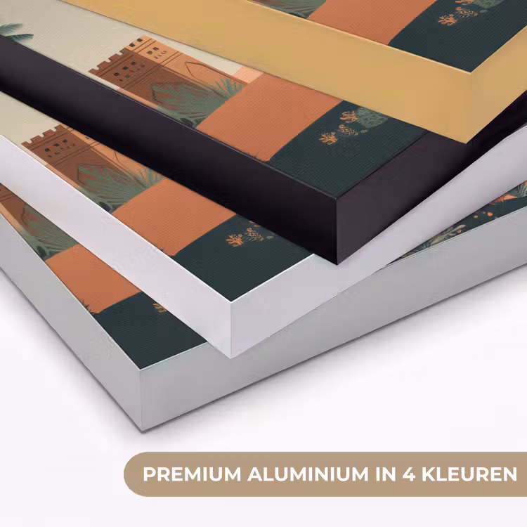 Art Frame - Nachtlandschap - Kamelen - Sterren - zandduinden — 2