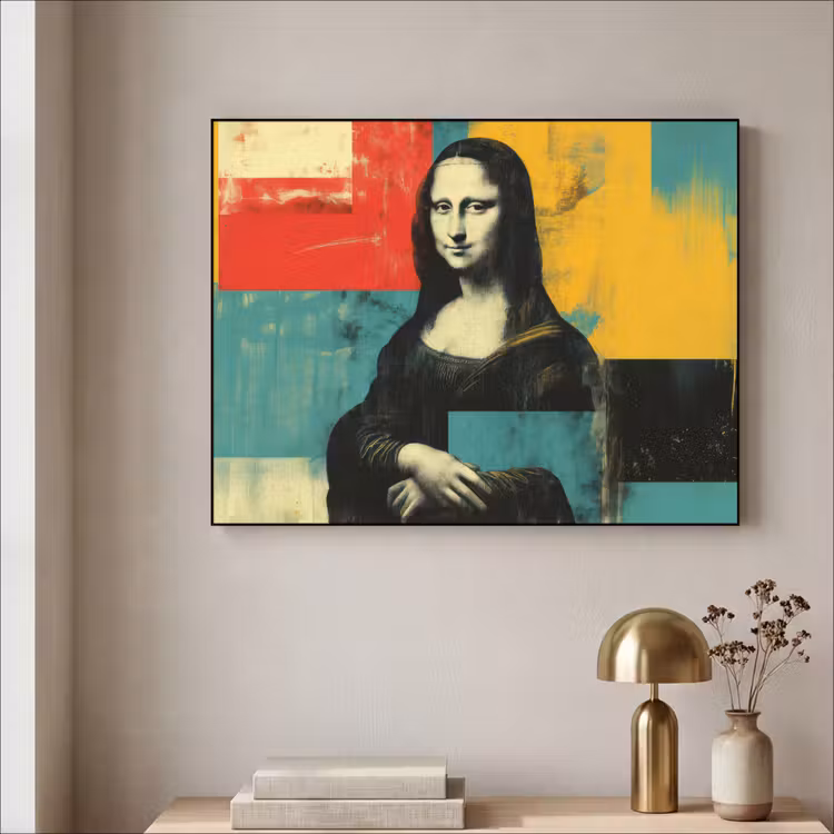 Art Frame - Vrouw - Kleurvlakken - Klassieke schilderkunst — 5