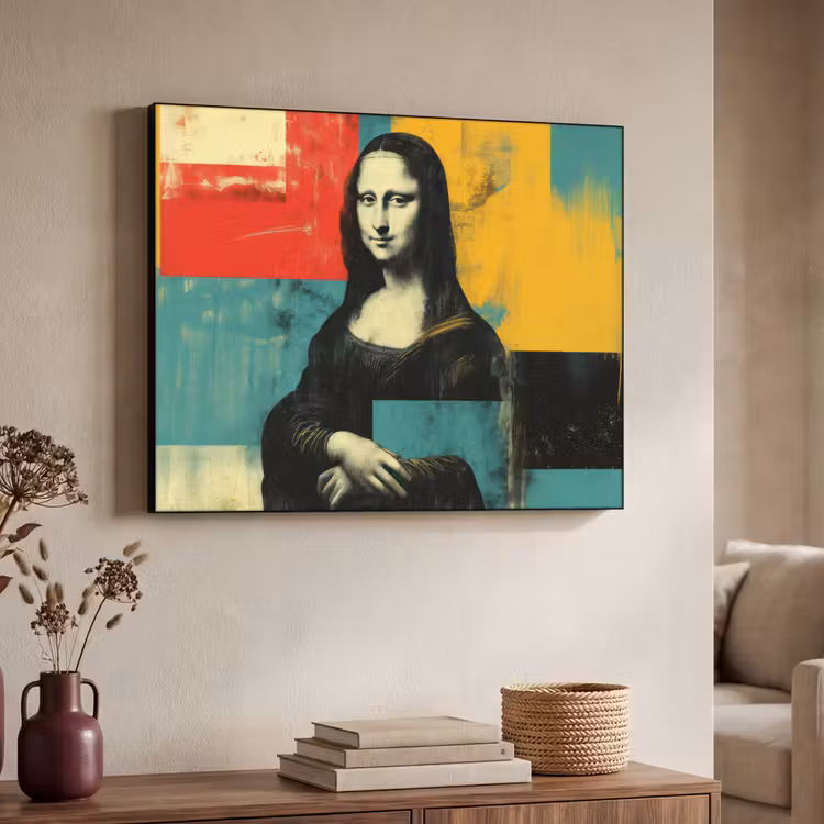 Art Frame - Vrouw - Kleurvlakken - Klassieke schilderkunst — 7