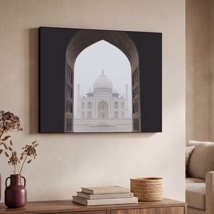 Art Frame - Poort - Symmetrische koepel - Minaretten - Moskee — 7