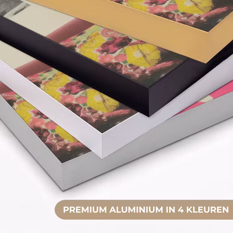 Art Frame - Vrouw - Kat - Bloemen - Kopje - Retro — 2