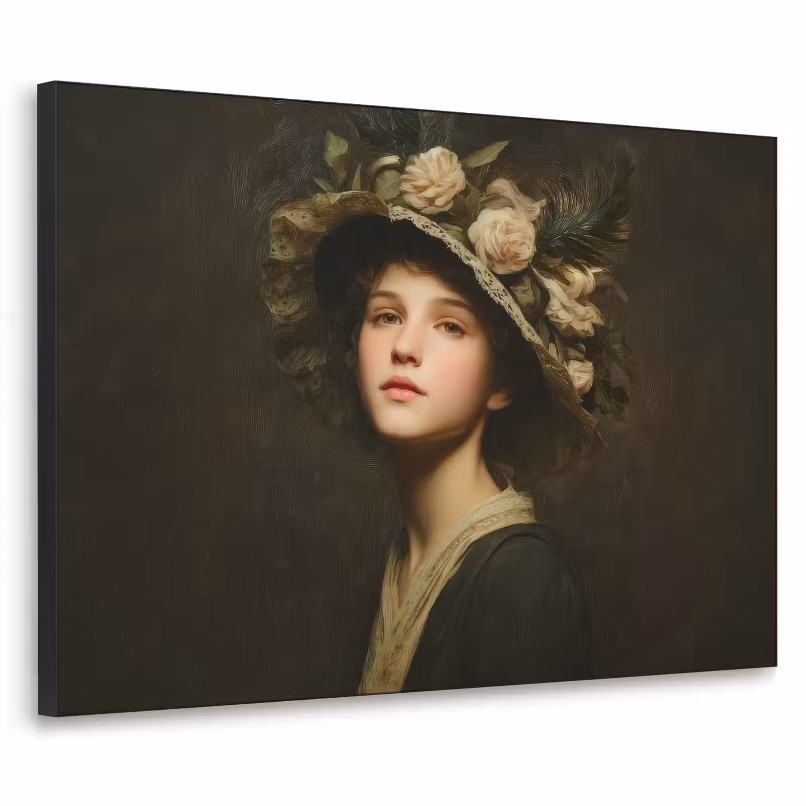 Art Frame - Bloemenhoed - Portret - Vrouw — 1