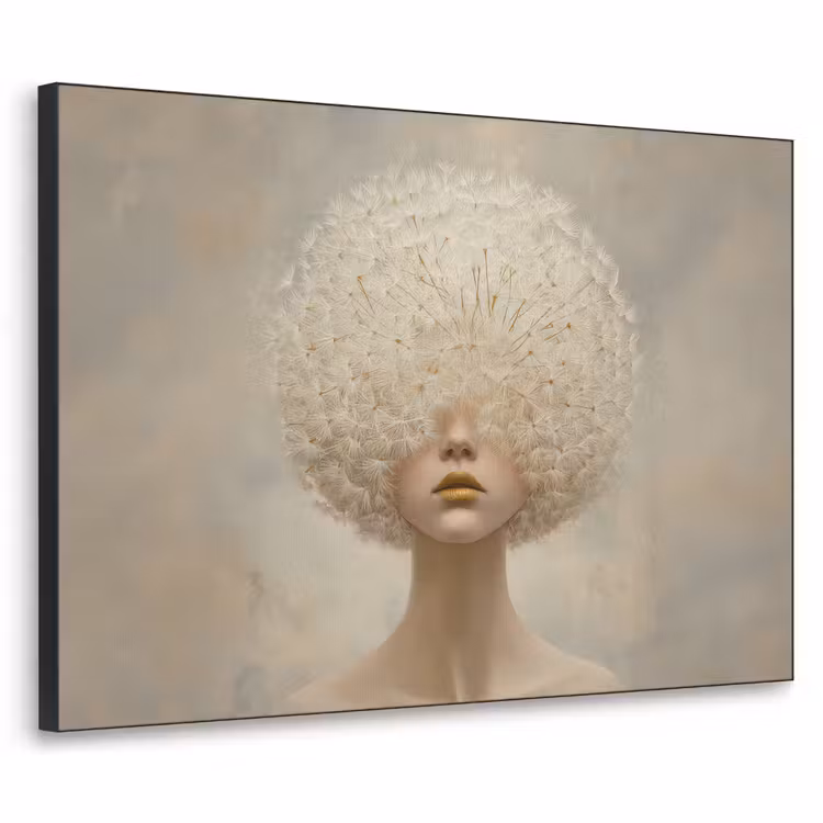 Art Frame - Dromerig - Beige - Paardenbloemzaadjes — 1