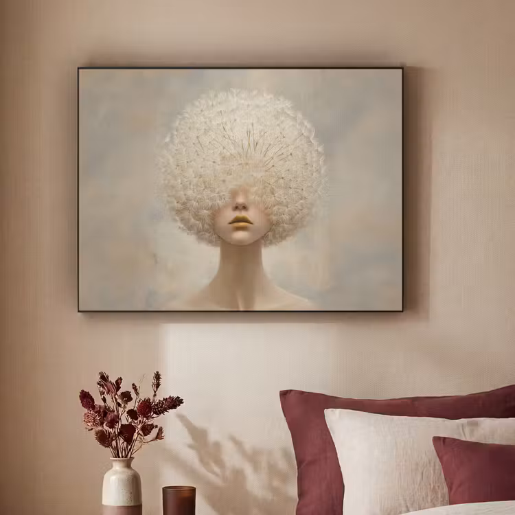 Art Frame - Dromerig - Beige - Paardenbloemzaadjes — 3