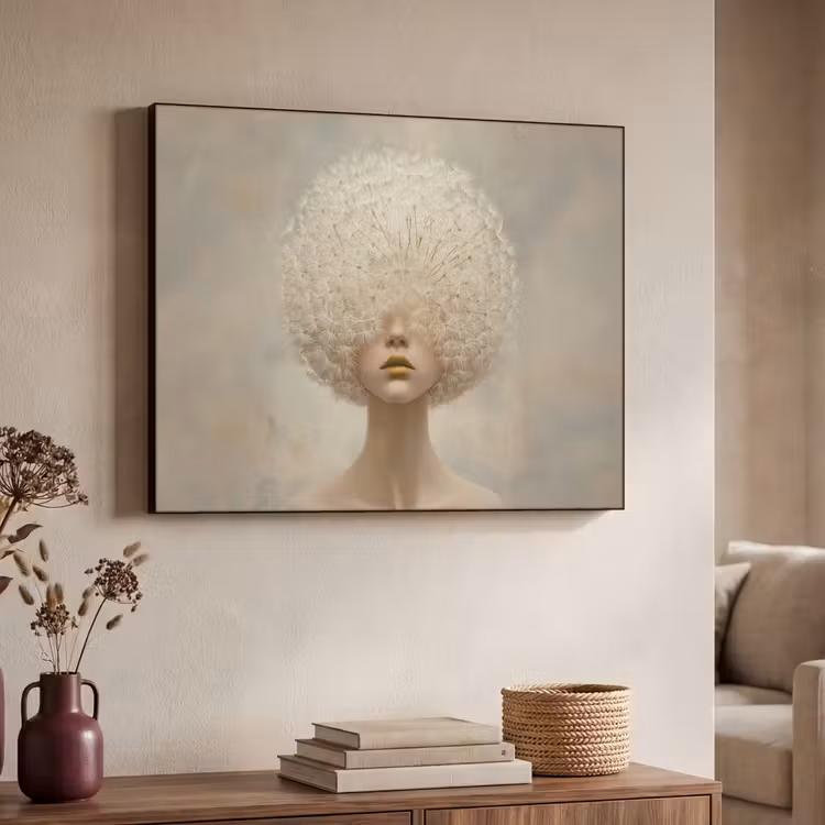 Art Frame - Dromerig - Beige - Paardenbloemzaadjes — 7