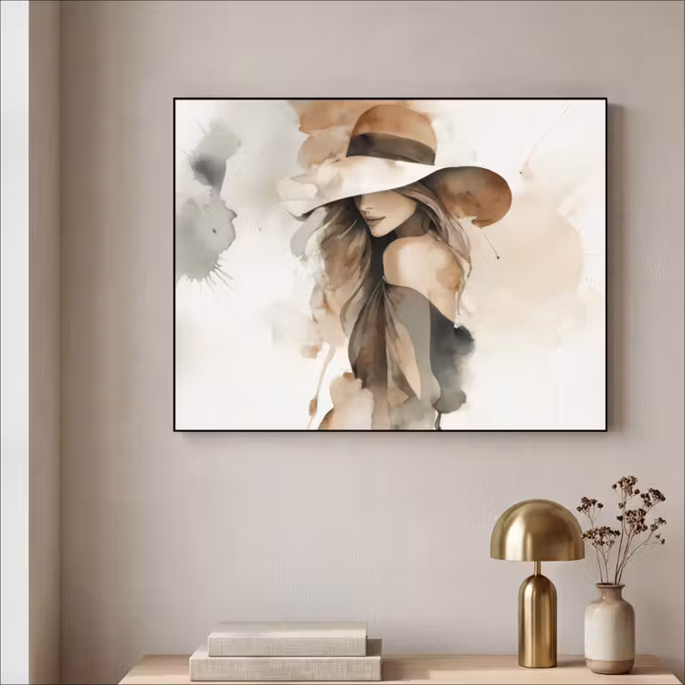 Art Frame - Mysterieus - Vrouw - Sepia — 5