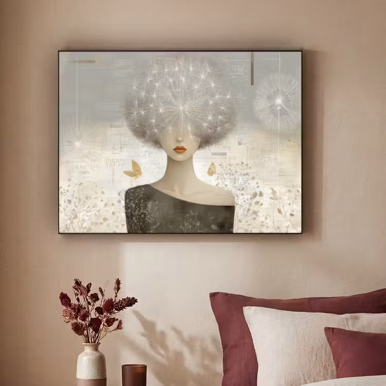 Art Frame - Pluis - Vrouw - Beige — 3