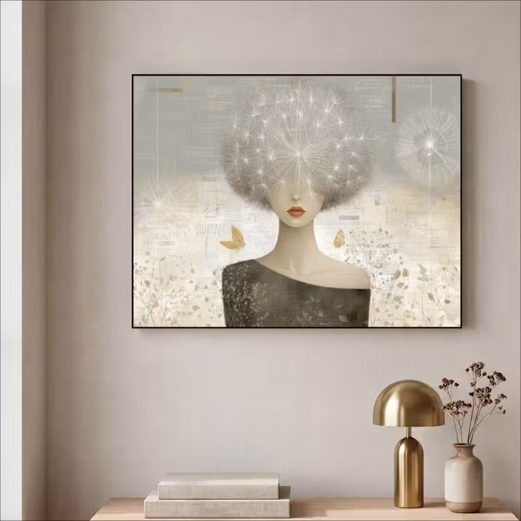 Art Frame - Pluis - Vrouw - Beige — 5