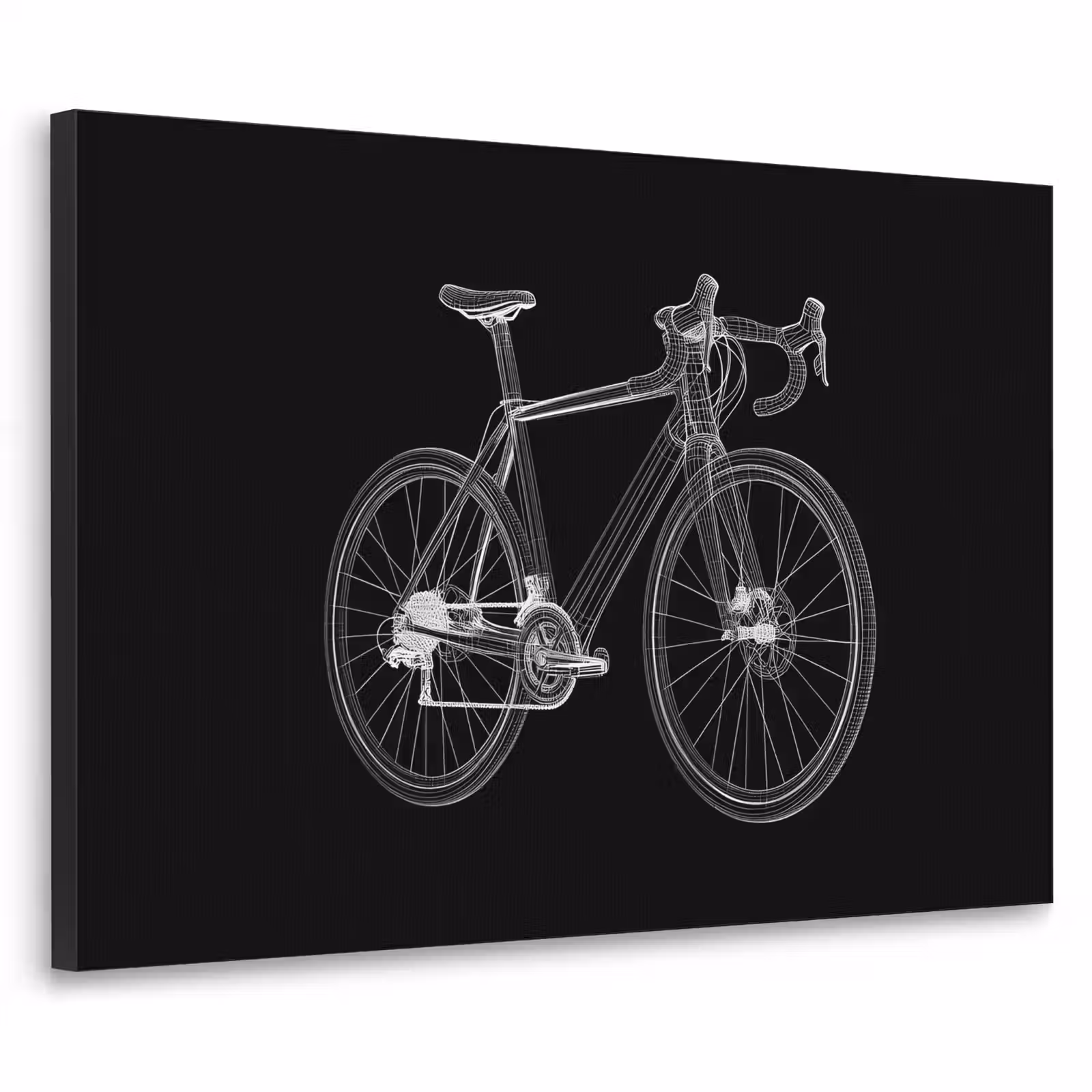 Art Frame - Lijnen - Illustratie - Wit — 1