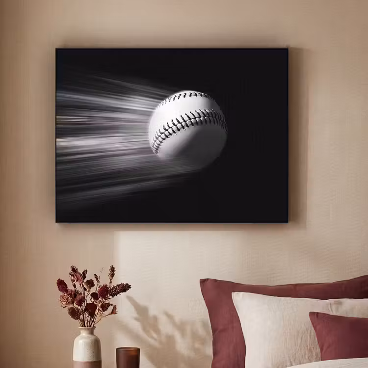 Art Frame - Honkbal - Wit - Vliegt — 3