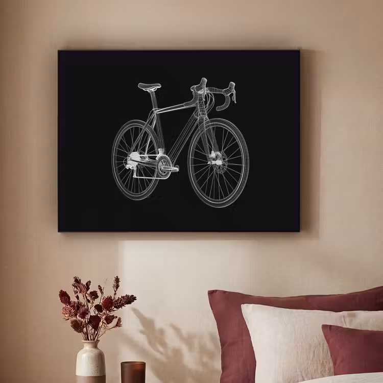 Art Frame - Lijnen - Illustratie - Wit — 3