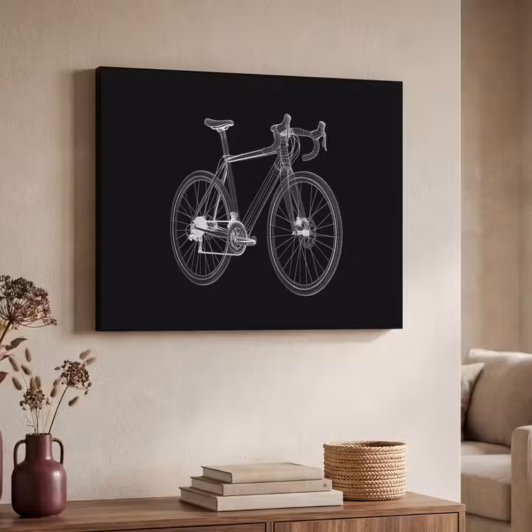 Art Frame - Lijnen - Illustratie - Wit — 7