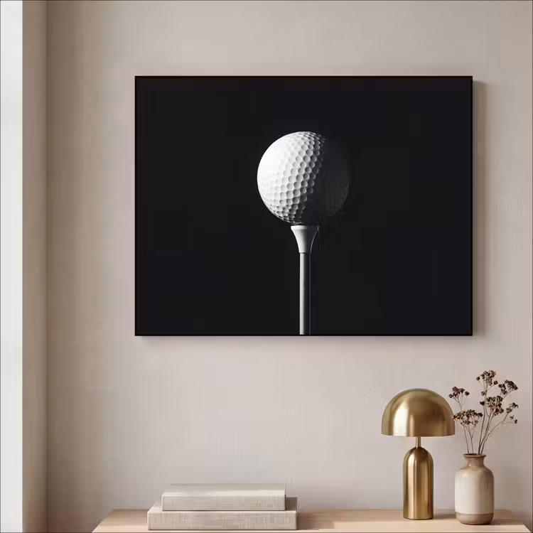 Art Frame - Golfbal - Minimalistisch - Wit — 5