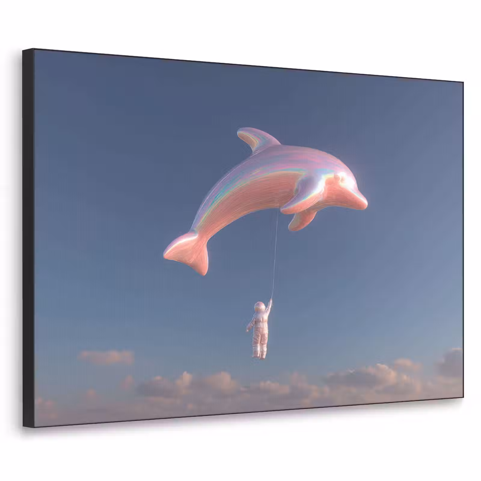 Art Frame - Dolfijn - Roze - Astronaut — 1
