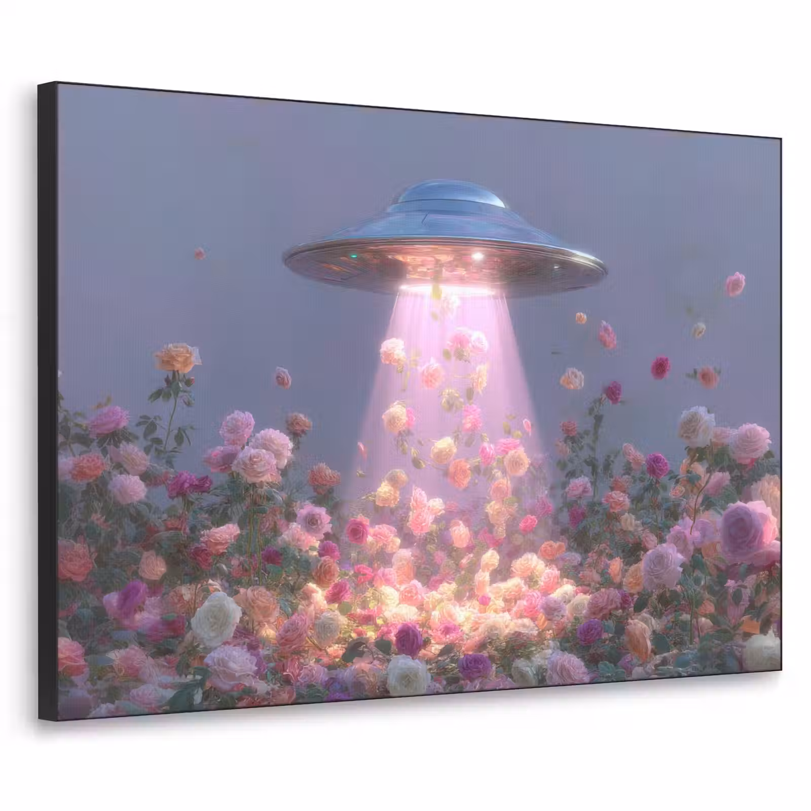 Art Frame - Ufo - Rozen - Pastelkleuren — 1