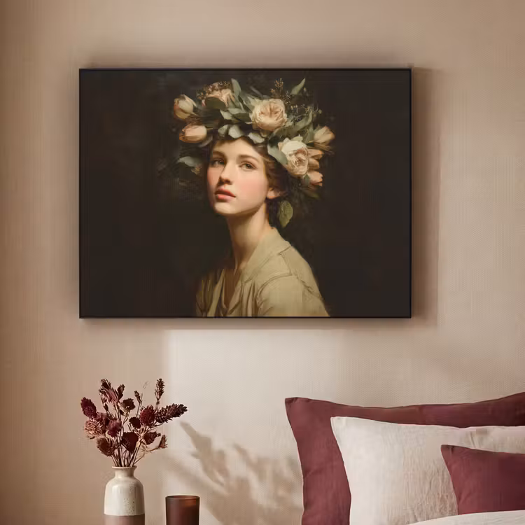 Art Frame - Bloemenstilte - Vrouw - Portret — 3