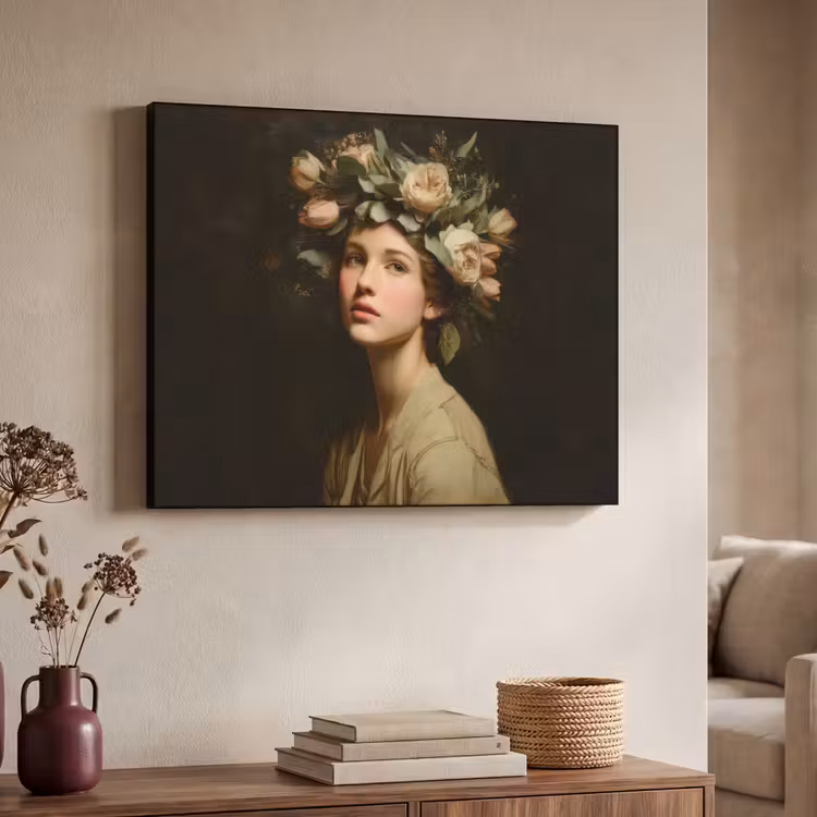 Art Frame - Bloemenstilte - Vrouw - Portret — 7