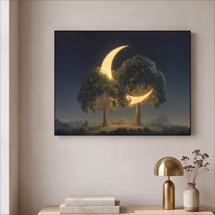 Art Frame - Maan - Bomen - Rust — 5