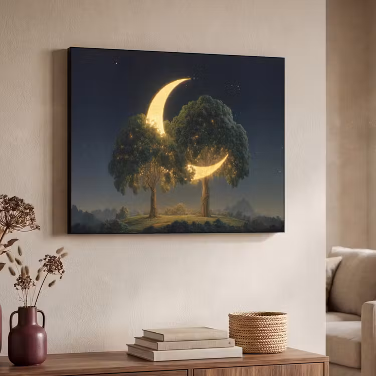 Art Frame - Maan - Bomen - Rust — 7