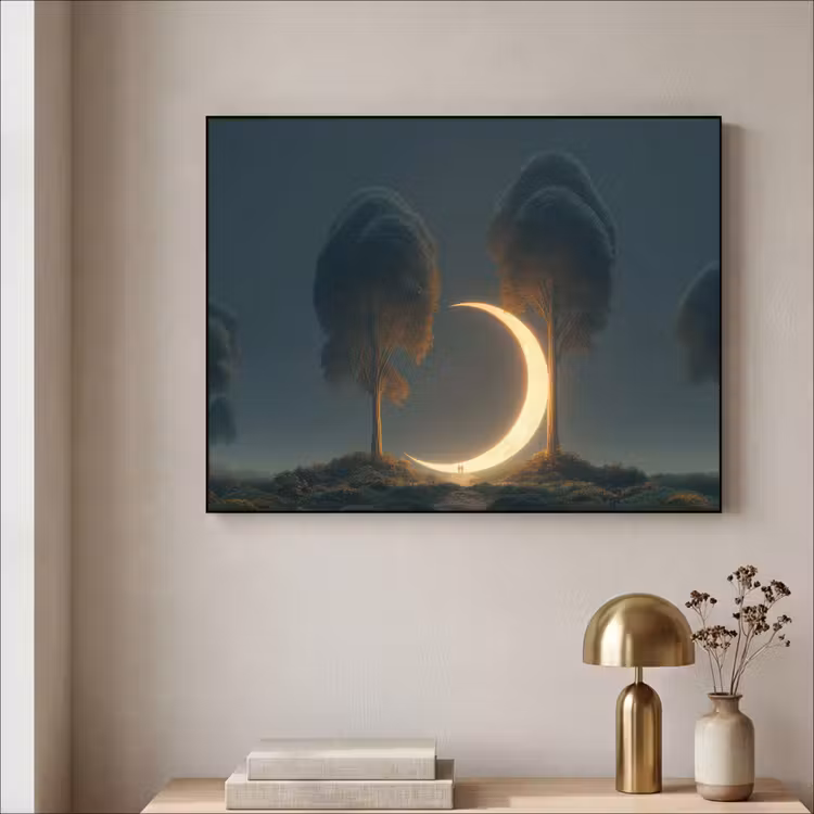 Art Frame - Maan - Bomen - Wandeling — 5