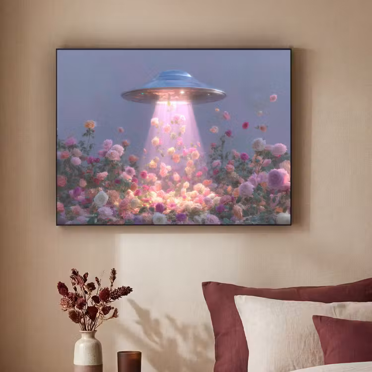 Art Frame - Ufo - Rozen - Pastelkleuren — 3
