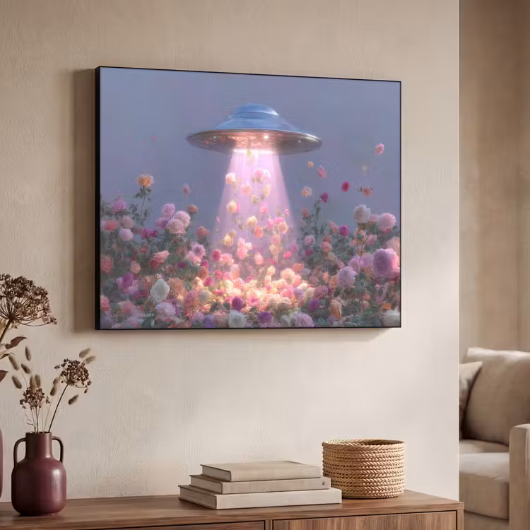 Art Frame - Ufo - Rozen - Pastelkleuren — 7
