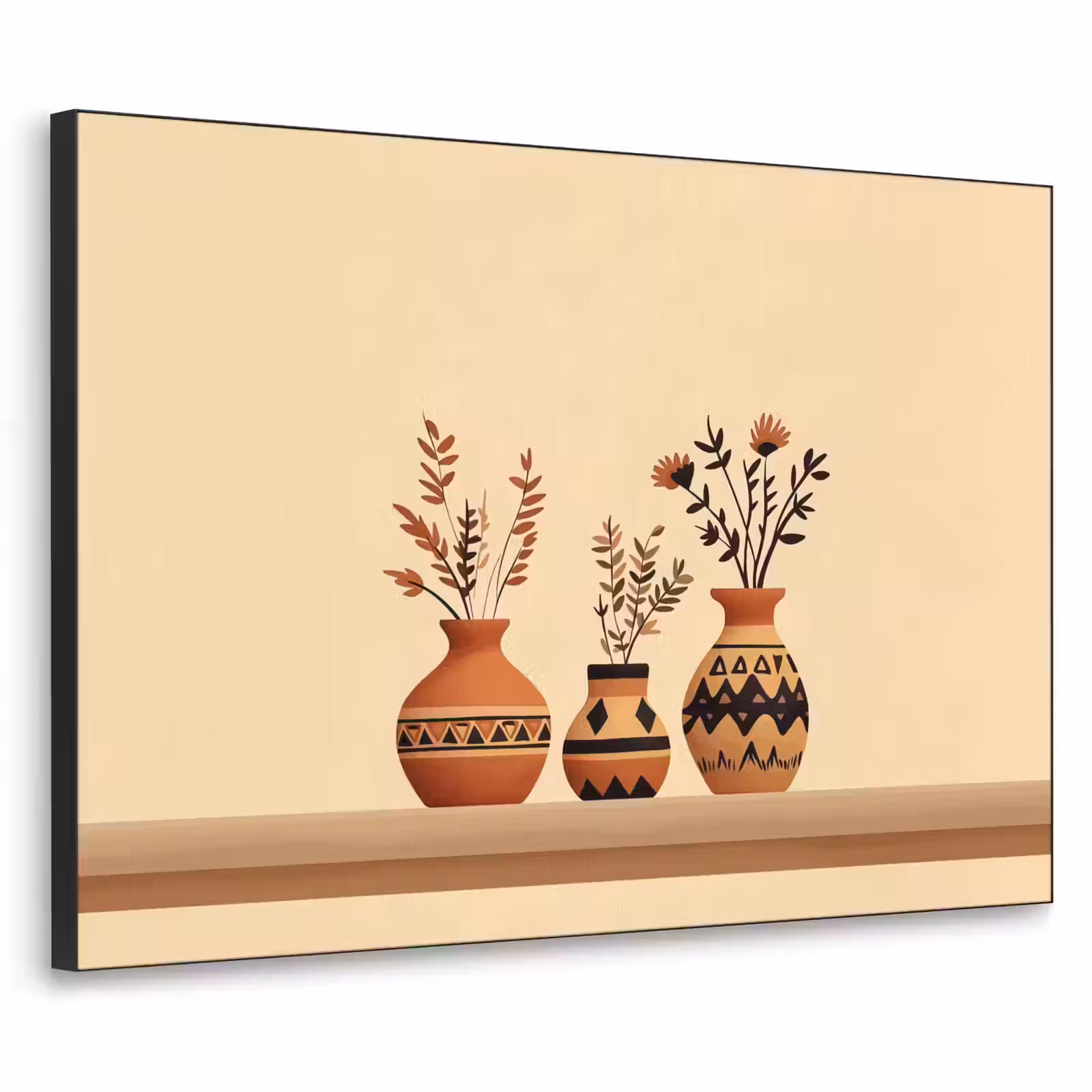 Art Frame - Vazen - Bloemen - Bladeren - Minimalistisch — 1