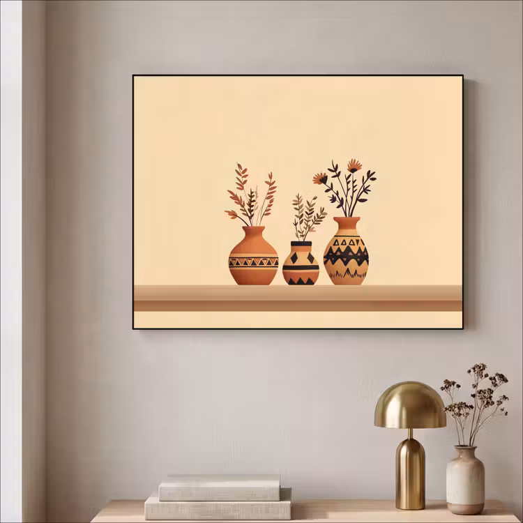 Art Frame - Vazen - Bloemen - Bladeren - Minimalistisch — 5