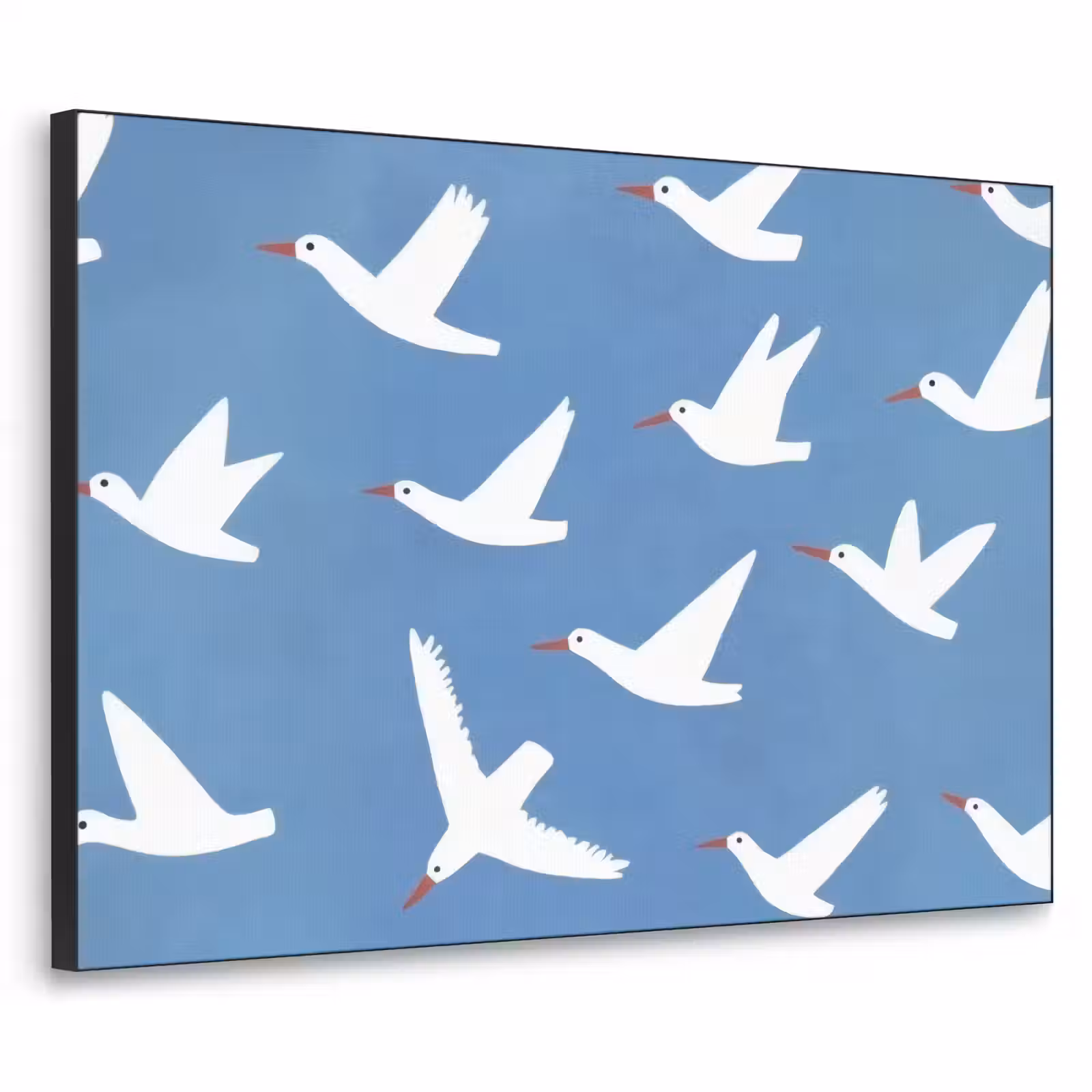 Art Frame - Vogels - Wit - Patroon — 1