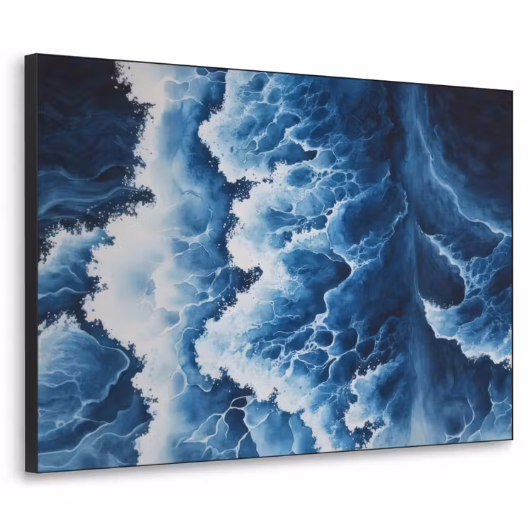 Art Frame - Golven - Blauw - Schuim — 1