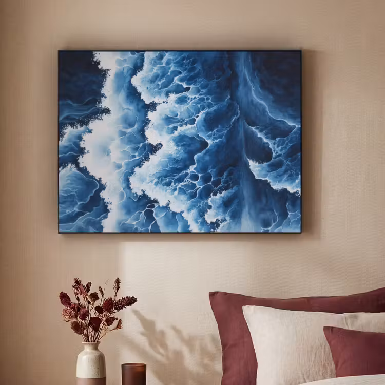Art Frame - Golven - Blauw - Schuim — 3
