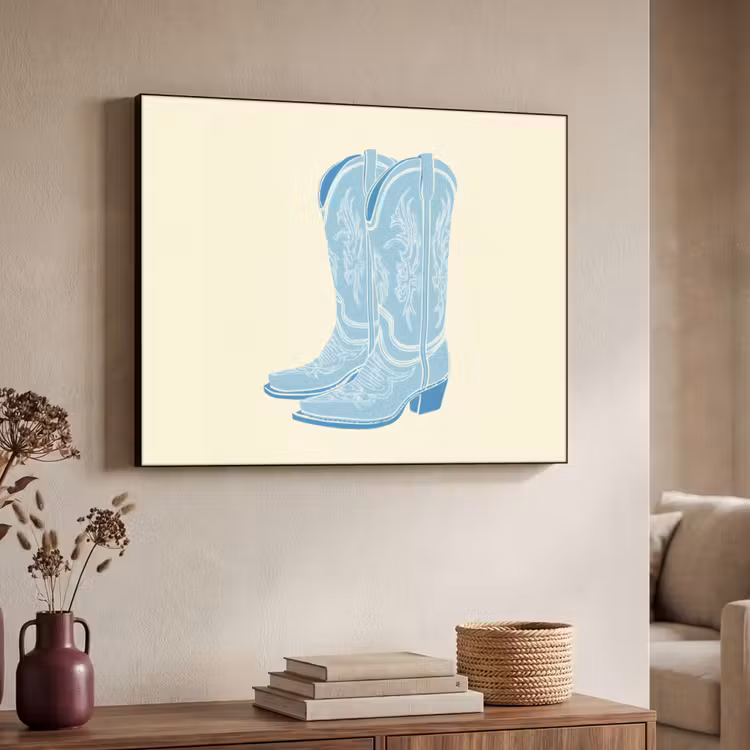 Art Frame - Illustratie - Cowboylaarzen - Patroon — 7