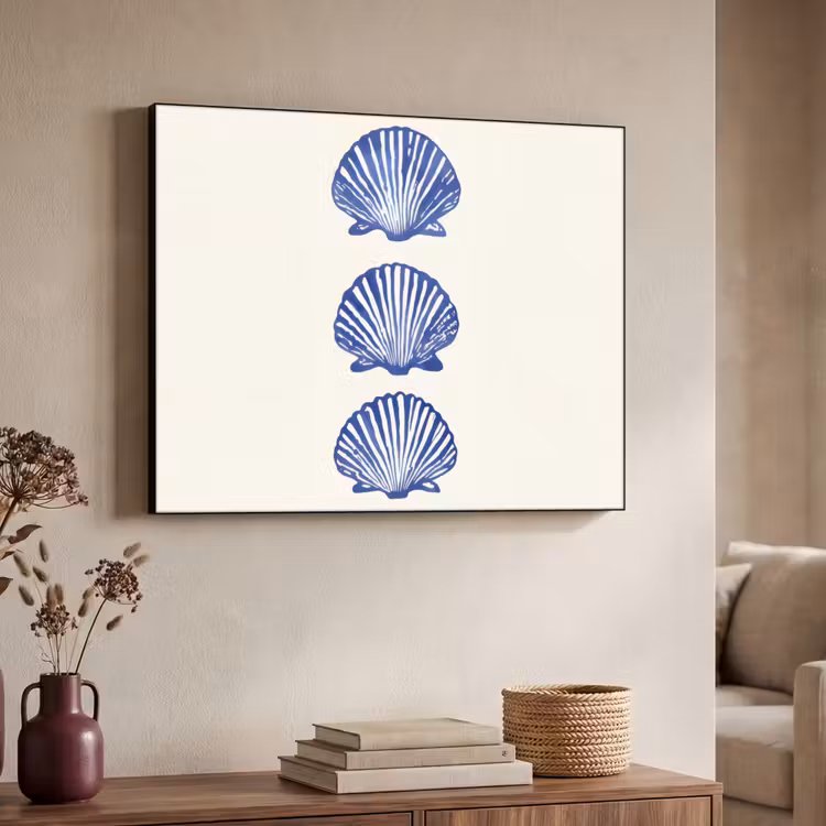 Art Frame - Schelpen - Blauw - Patroon — 7