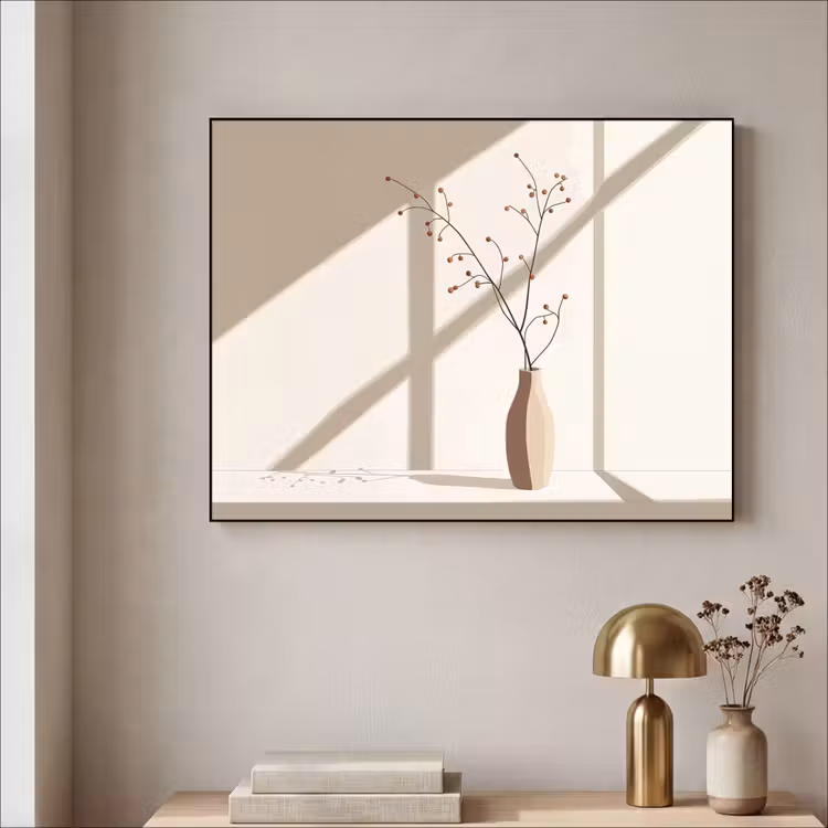 Art Frame - Vaas - Takken - Bessen - Minimalistisch — 5