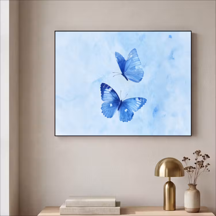 Art Frame - Vlinders - Sierlijk - Blauw — 5