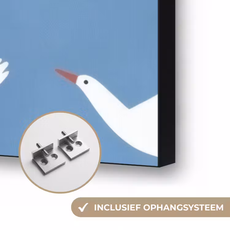 Art Frame - Vogels - Wit - Patroon — 6