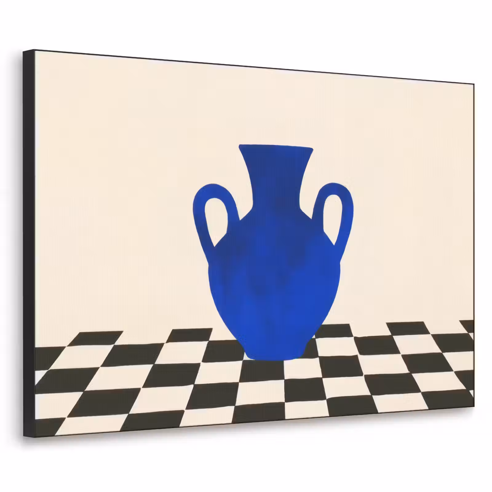 Art Frame - Vaas - Blauw - Geblokt - Modern — 1