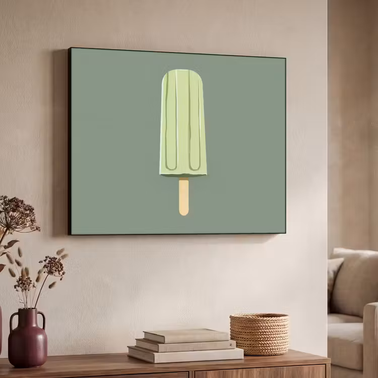 Art Frame - Groen - Waterijsje - Stokje - Illustratie — 7