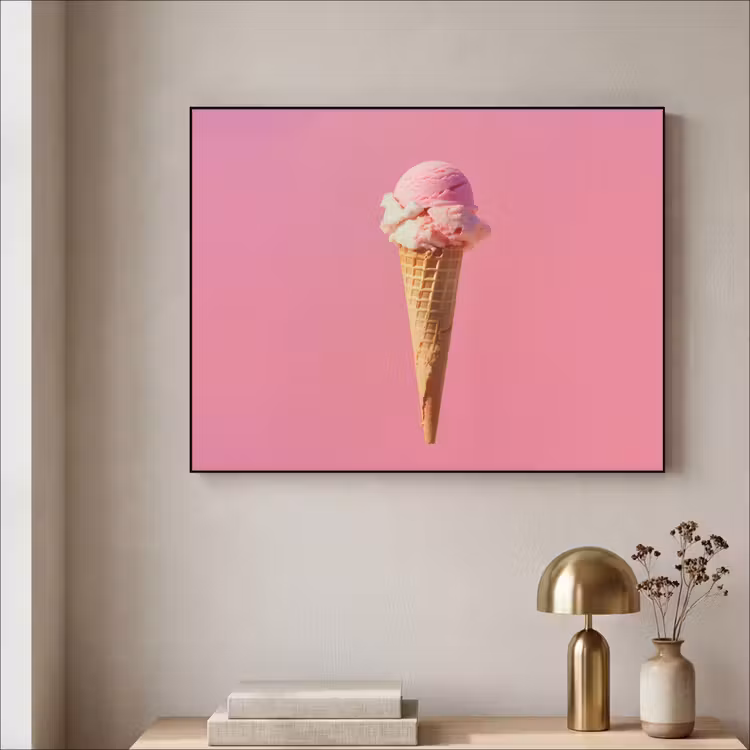 Art Frame - Hoorntje - Schepijs - Roze — 5