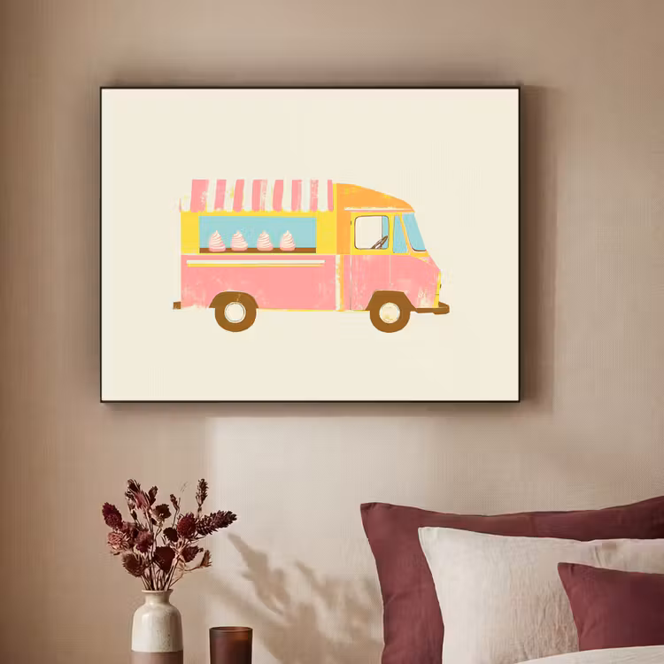 Art Frame - Ijskar - Retro - Softijsjes - Roze — 3