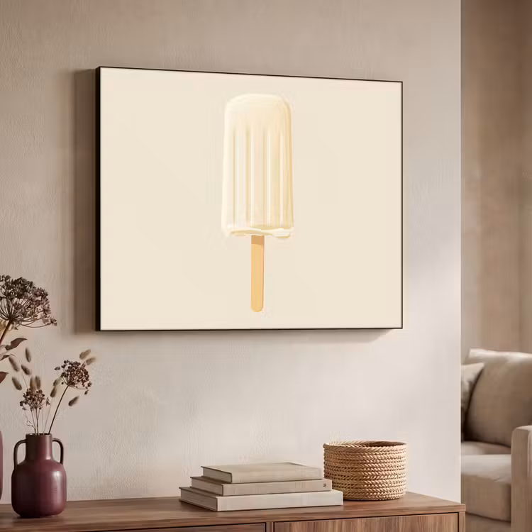 Art Frame - Minimalistisch - Waterijsje - Stokje - Beige — 7