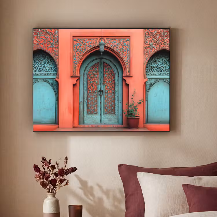 Art Frame - Lantaarn - Deur - Turquoise — 3