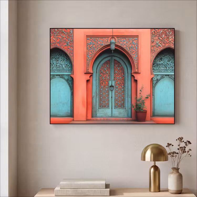 Art Frame - Lantaarn - Deur - Turquoise — 5