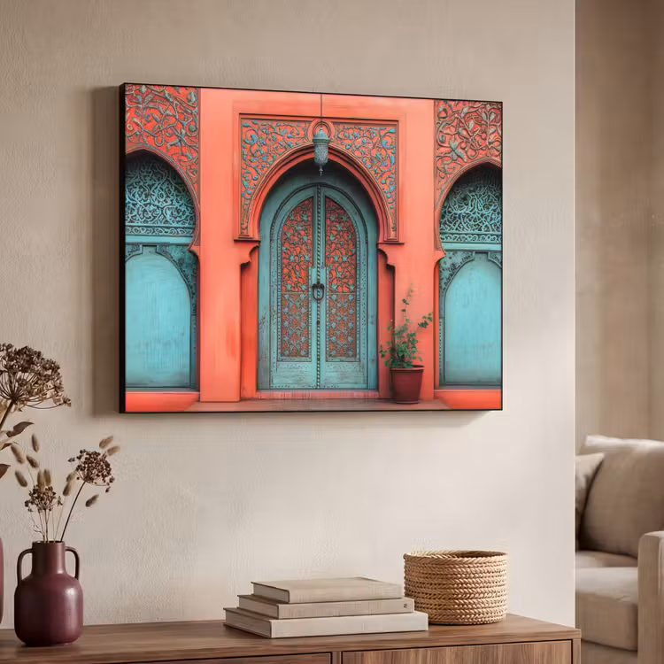 Art Frame - Lantaarn - Deur - Turquoise — 7