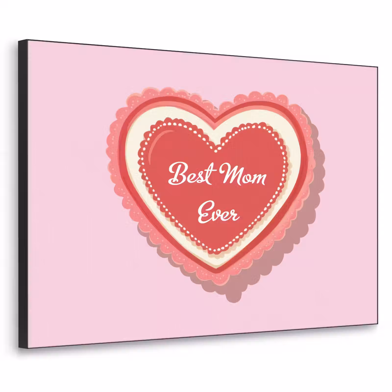 Art Frame - Tekst - Hartje - Moeder - Roze — 1