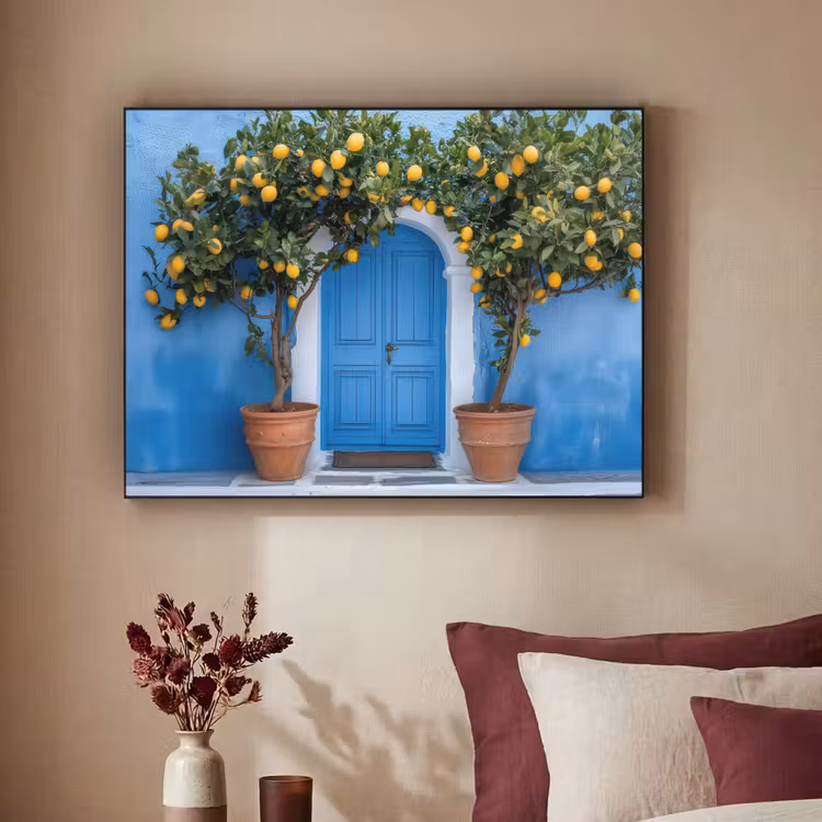 Art Frame - Citroenbomen - Geel - Deur - Potten — 3