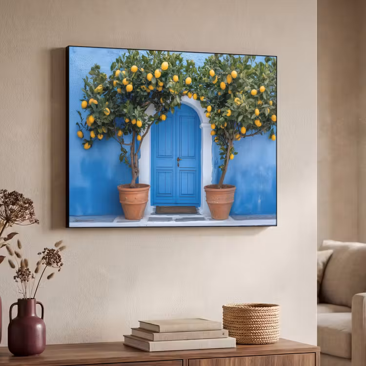 Art Frame - Citroenbomen - Geel - Deur - Potten — 7