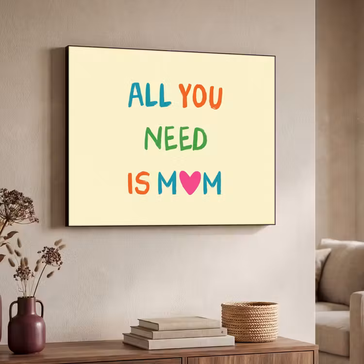 Art Frame - Hartje - Moeder - Tekst - Kleurrijk — 7