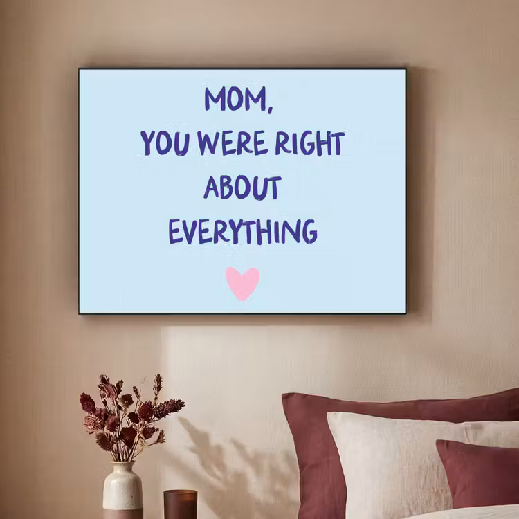 Art Frame - Moeder - Quote - Blauw — 3